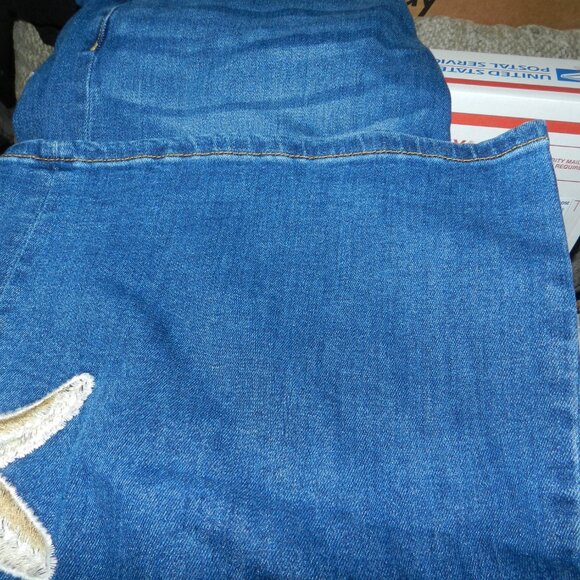 Driftwood Charlee x Seaside Embroidered Ocean Accent Wide Leg Jeans🆕📦🏃♀️💨🚚 - Picture 12 of 16